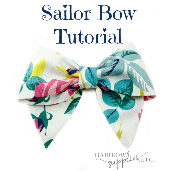 Sailor Hair Bow Tutorial