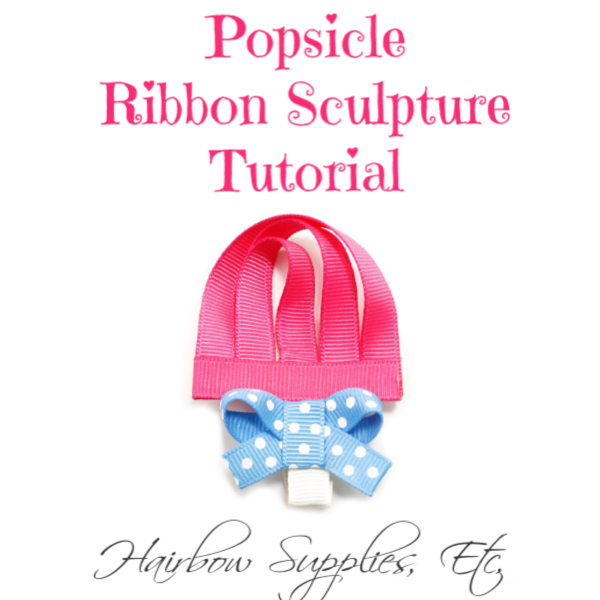 Popsicle Ribbon Sculpture